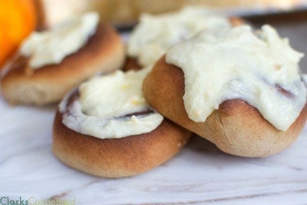 These orange rolls are chewy on the outside, and  soft on the inside,  with a sweet and delicate orange flavor through the dough, filling, and frosting. Perfect for brunch or breakfast, any time of year. 