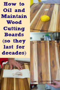 How to Treat Your Wood Cutting Board For The Long Term