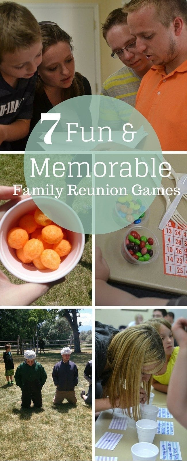 Seven Awesome Family Reunion Games / Family Reunion Games / Family Reunion / Family Reunion Activities