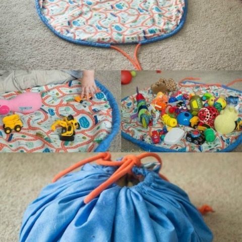 Easy DIY Drawstring Bag for Toys