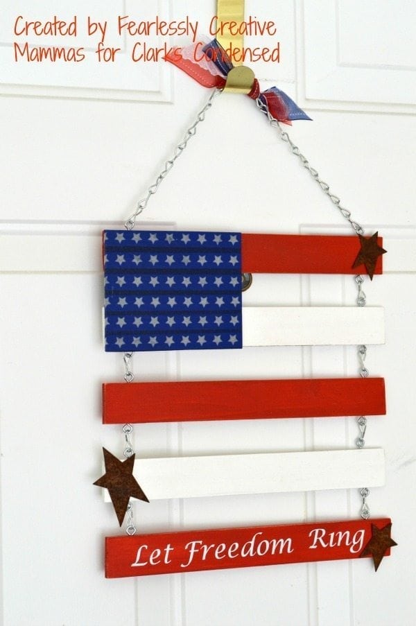 Independence Day Door Flag