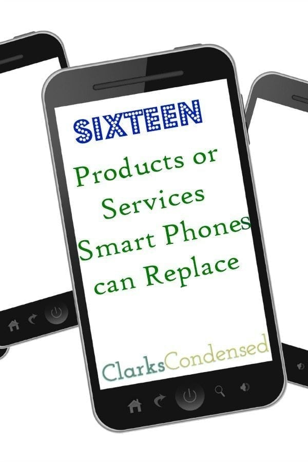 Smart phones can be used for more than just surfing the web! Here are 16 products or services your smart phone can replace (that you may or may not have heard of!) 