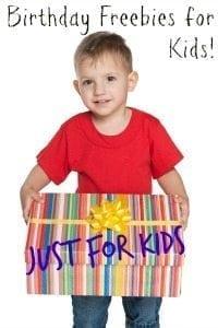 Birthday Freebies For Kids