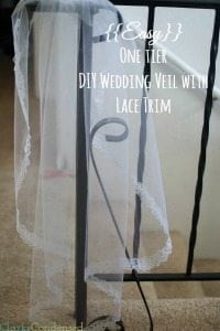 Simple DIY Wedding Veil Tutorial