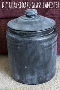 DIY Chalkboard Glass Container & Homemade Laundry Detergent