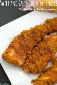 Sweet and Salty Chicken Tenders and Easy Honey Mustard Sauce