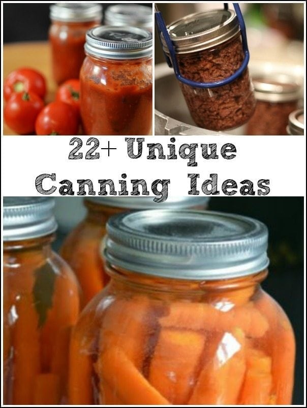 22+ Unique Canning Ideas via ClarksCondensed.com