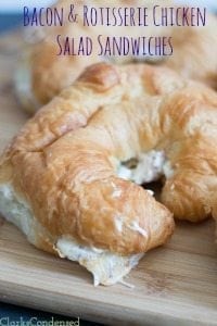 Bacon & Rotisserie Chicken Salad Sandwiches