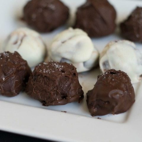 Simple Salted Chocolate Truffles