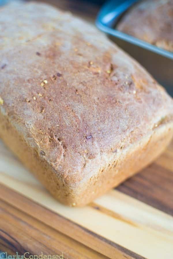 Homemade Wheat Sandwich Bread