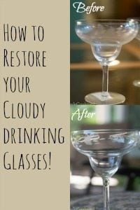 How to Clean Cloudy Glasses