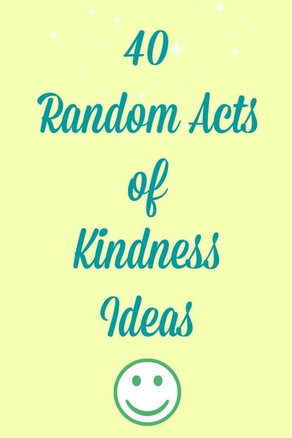 Banner talks about Acts of Kindness ideas