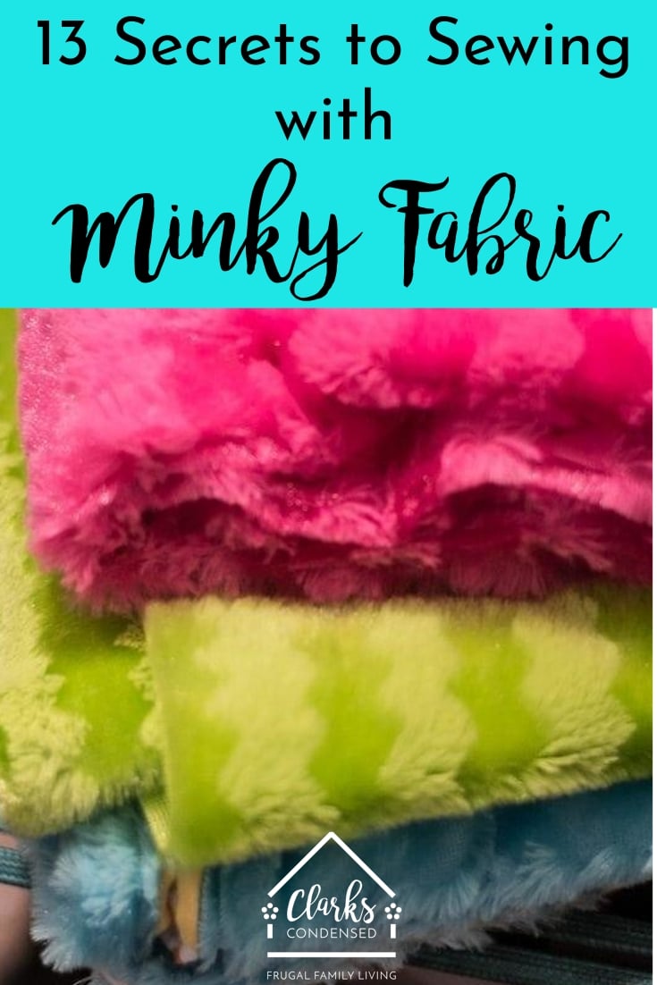 Tips for Sewing with Minky Fabric