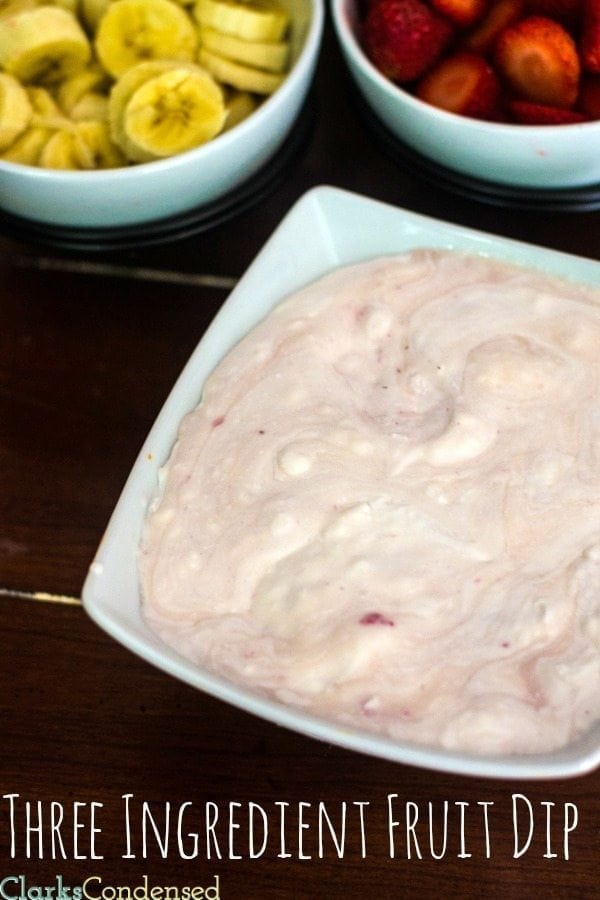 Three Ingredient Easy Fruit Dip