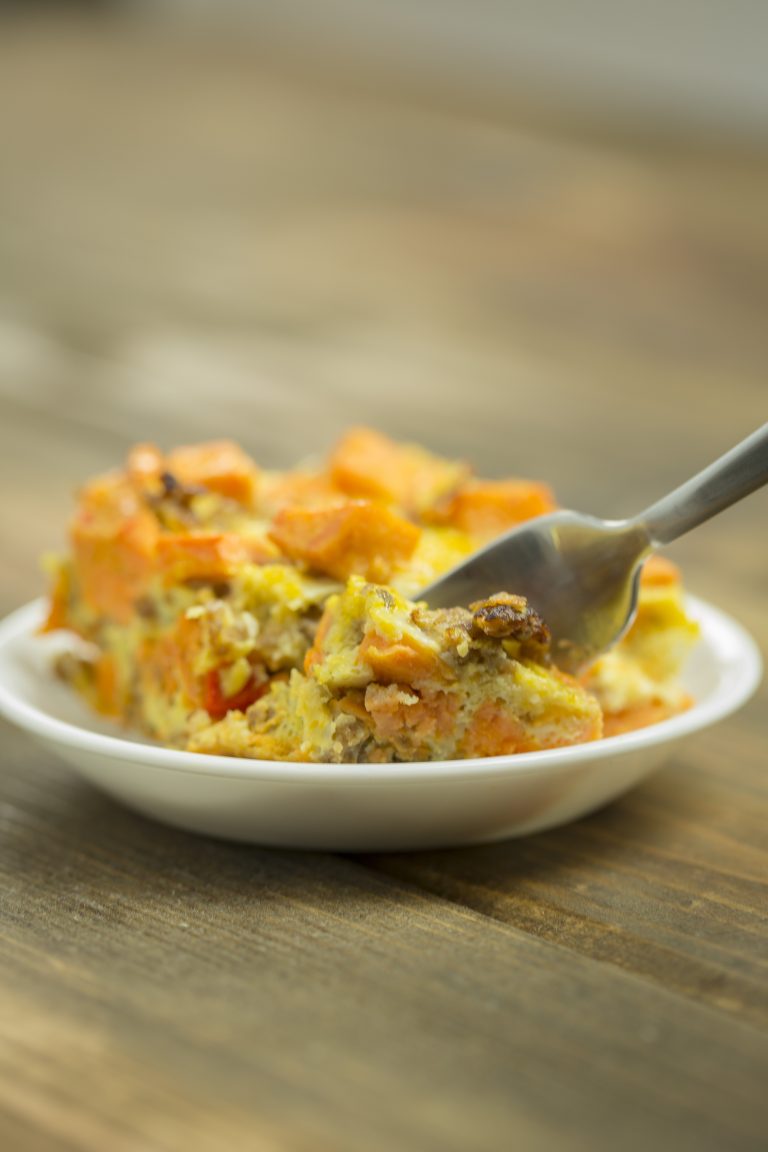 The BEST Paleo Breakfast Casserole Sweet Potato Breakfast Casseole