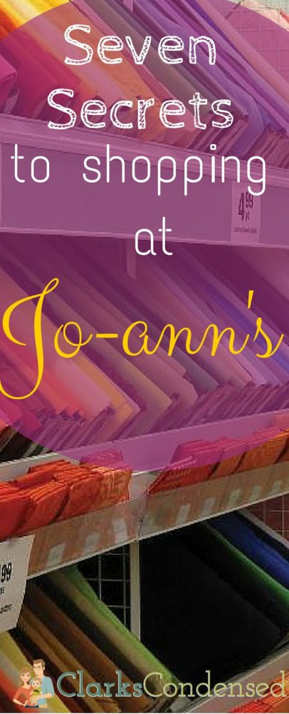 I've been a long-time shopper at Jo-Ann's...and there are definitely some secrets to shopping there! Here's what I've learned about getting the most for my money there!
