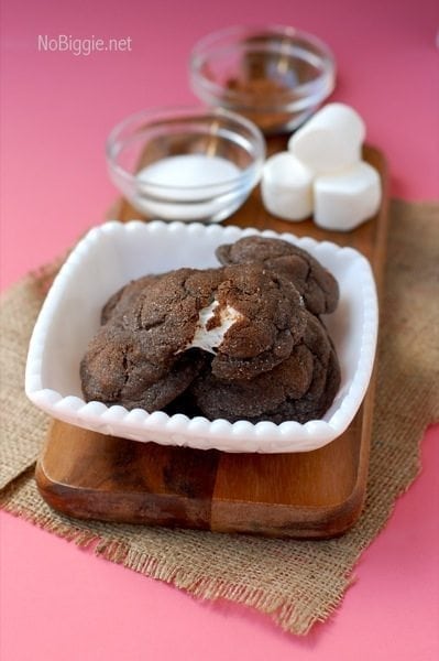 chocolate-marshmallow-cookies