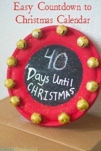 DIY Christmas Countdown Calendar