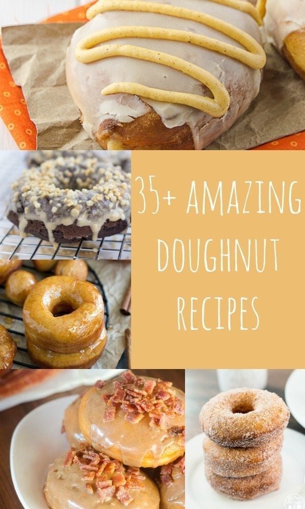 Looking for a great homemade doughnut recipe? How about 35? Here are some of the best homemade doughnuts recipes on the web -- be warned though, we aren't responsible for any weight gain after not being able to resist making all of these!) 