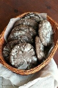 Mint Chocolate Truffle Cookies