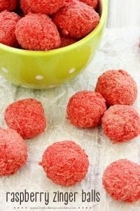 Raspberry Zinger Balls Recipe