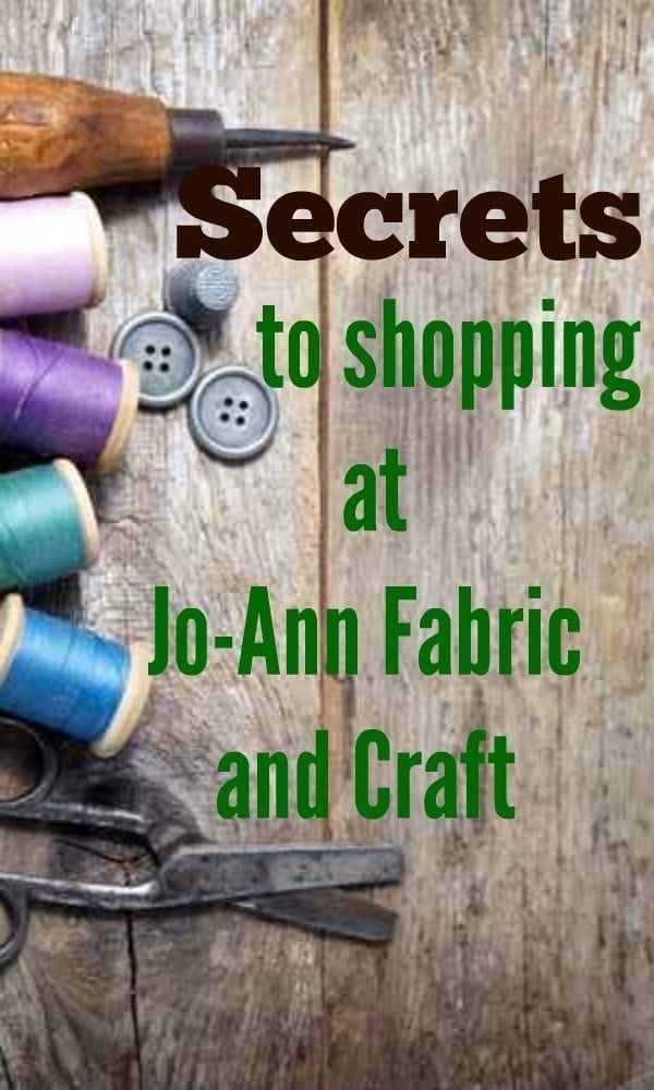 Best Joann Fabrics Coupons (7 Secrets to Savings) Clarks Condensed