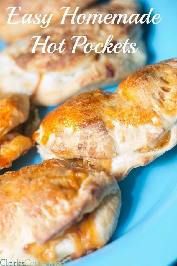 Never buy hot pockets again! This easy homemade hot pocket recipe is a crowd pleaser, and they cane easily be frozen. Made with Rhodes rolls. 