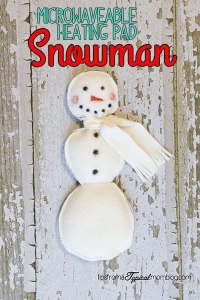 Microwaveable-Snowman-Heating-Pad