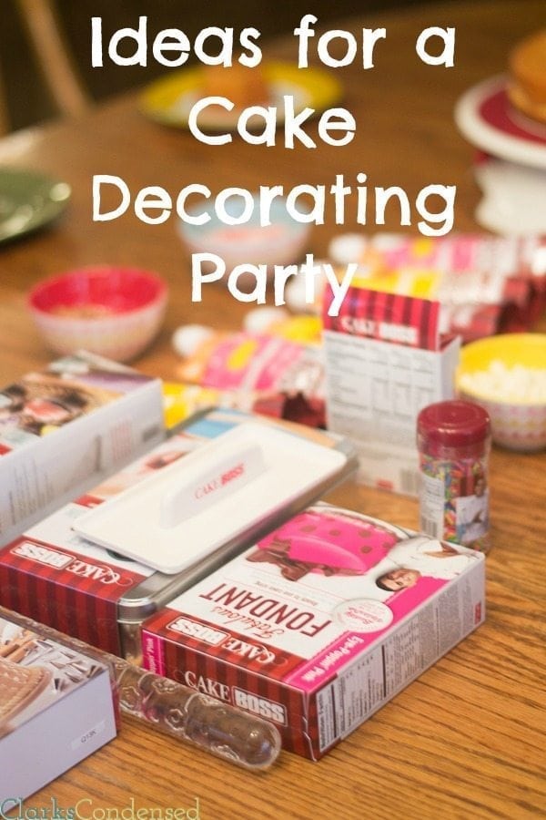 Cake Decorating Party Ideas