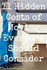 Hidden Moving Costs: 11 Things You Should Know