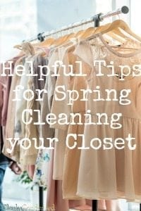Tips for Spring Cleaning your Closet
