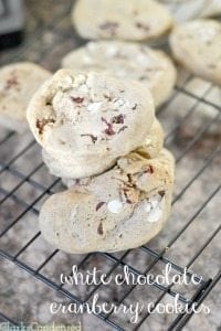 White Chocolate Cranberry Cookies