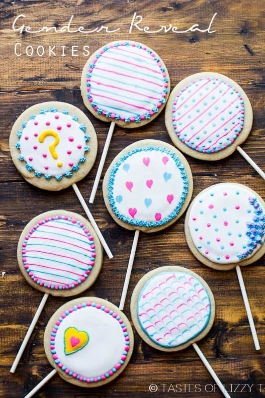 cookies for a baby gender reveal 