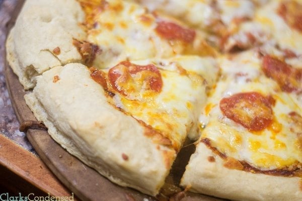 homemade pizza crust