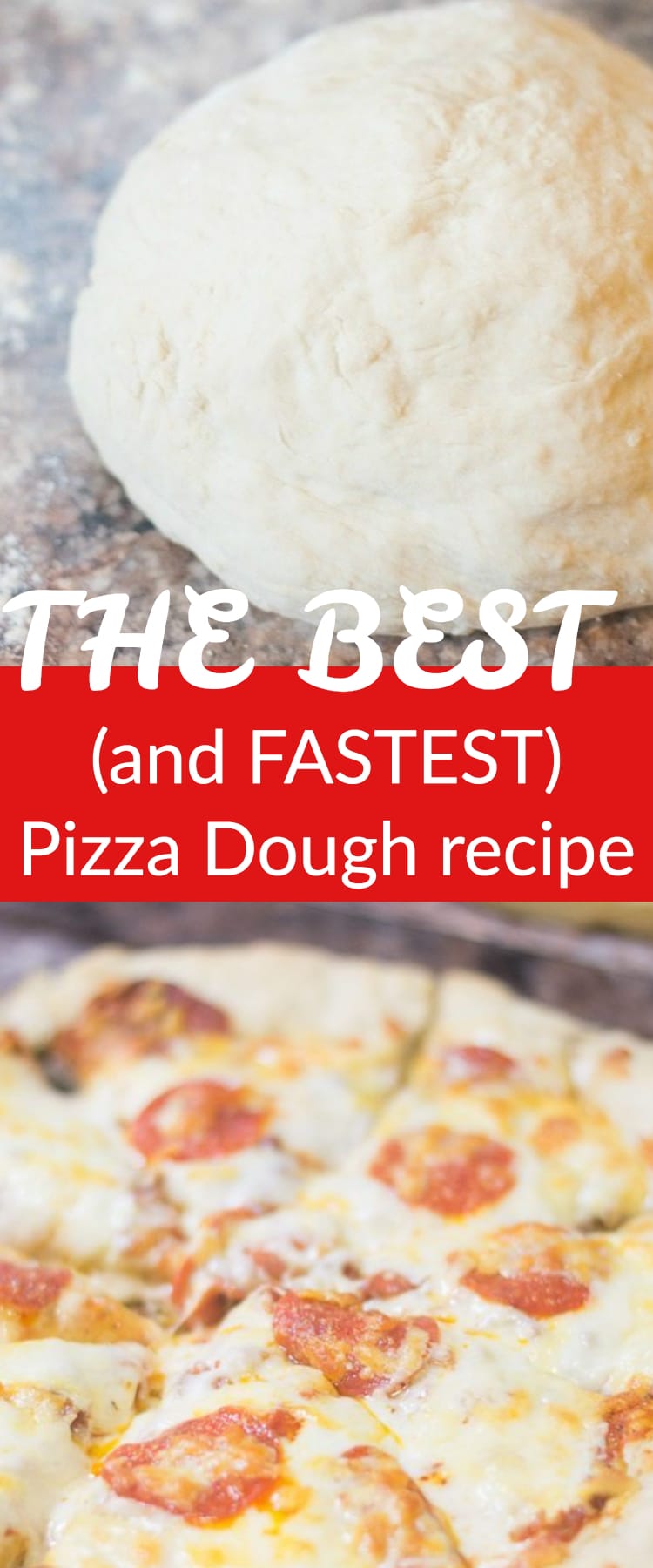 best pizza dough / fast pizza dough / pizza recipe / homemade pizza dough / bread dough #bread #pizza