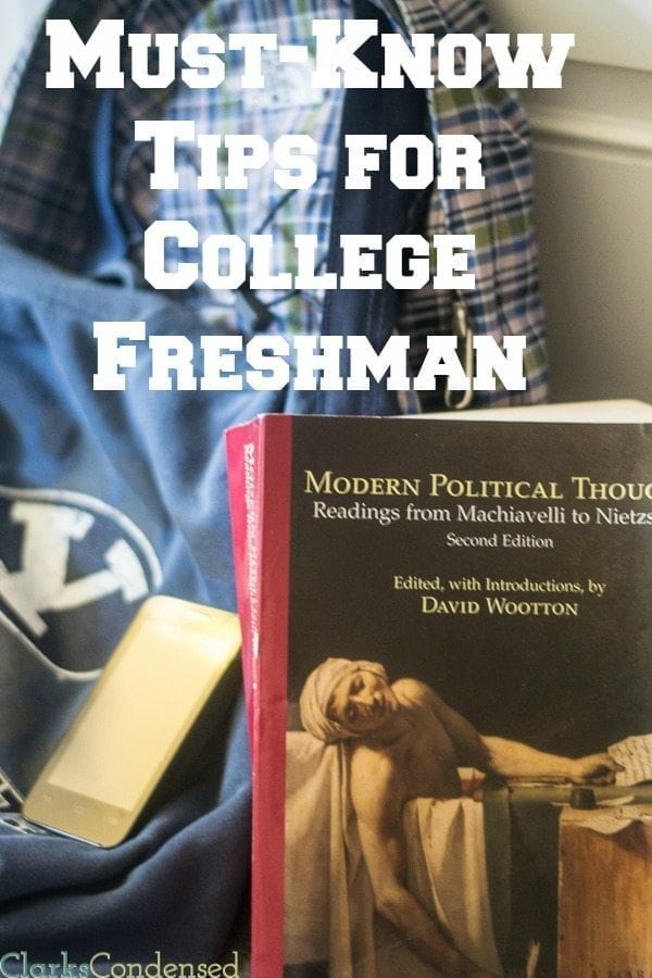 College Freshman Tips