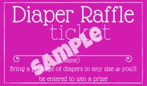 Super Cute and Free Diaper Raffle Tickets Printable - for Boys and Girls!