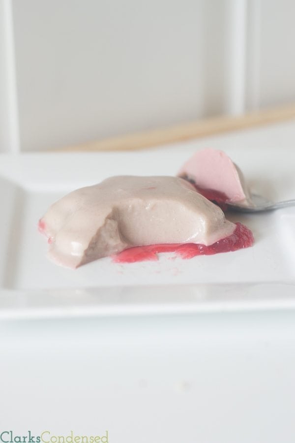 Dairy Free Panna Cotta with Raspbery Gelee Recipe