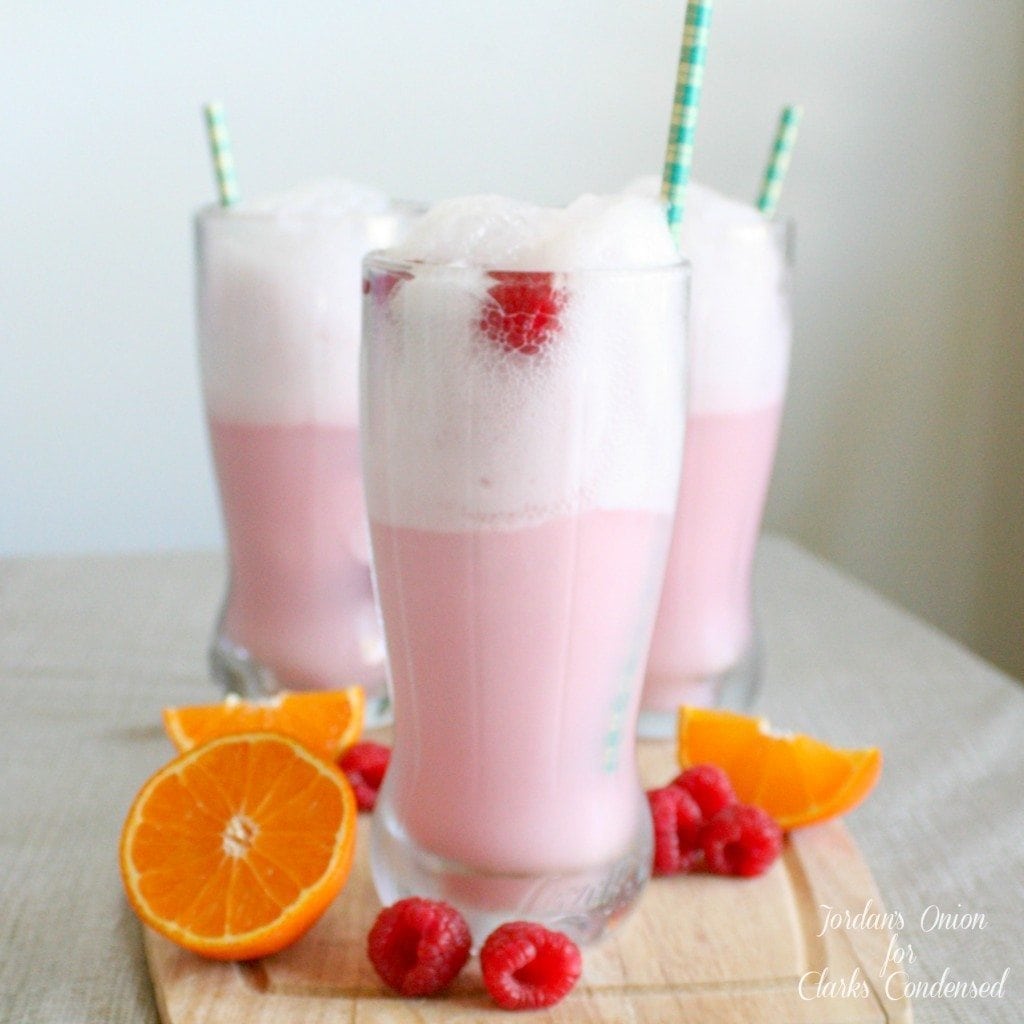 Mango Orange Raspberry Soda Float Recipe