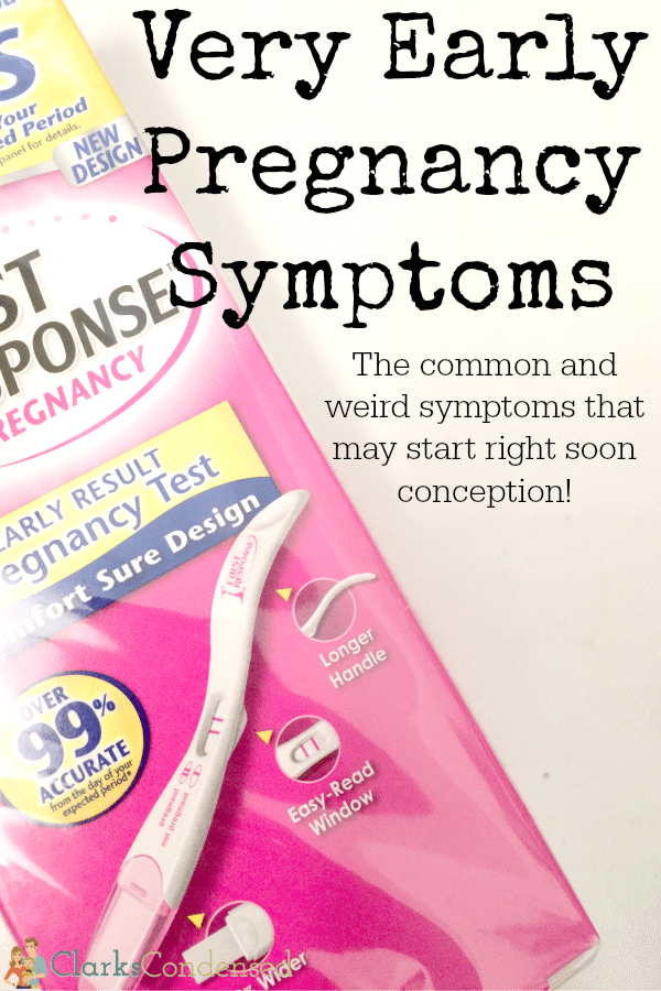 70 Early Signs of Pregnancy