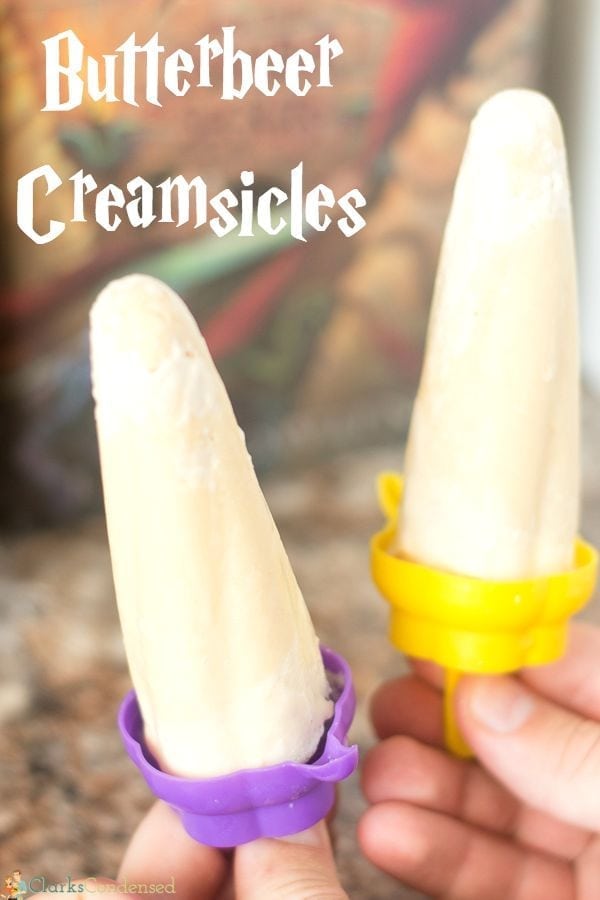 This butterbeer creamsicle recipe is an essential for any Harry Potter fan!