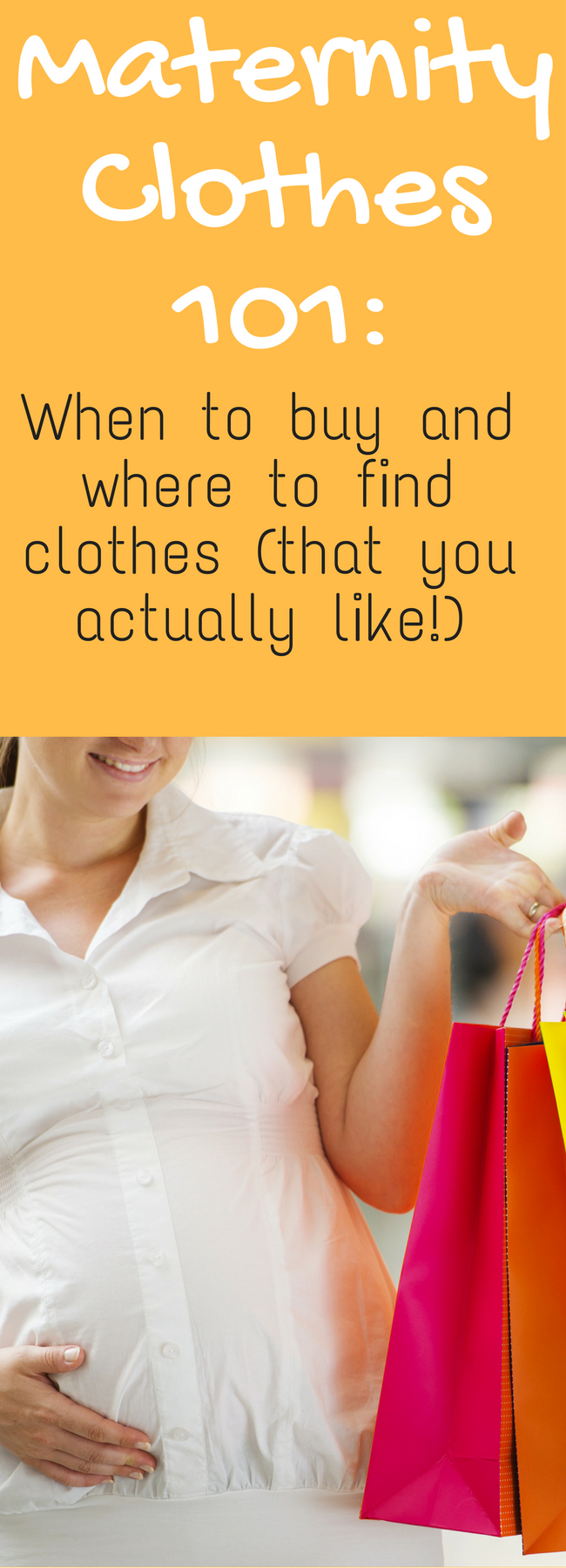 When to Buy Maternity Clothes and What to Look For