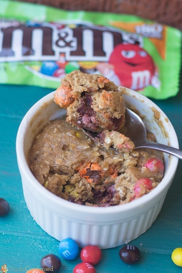 This single serving cookie recipe is perfect when you want a sweet treat but want to avoid over indulging! It can be made in the microwave in less than a minute, and it's pretty tasty!