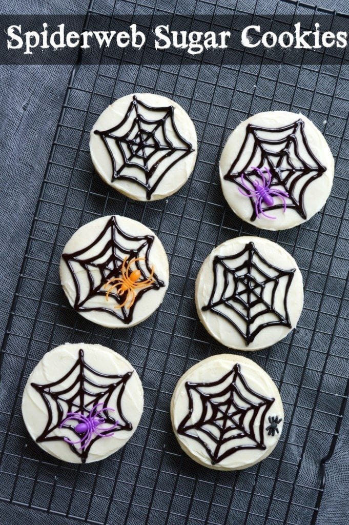 spiderweb sugar cookies
