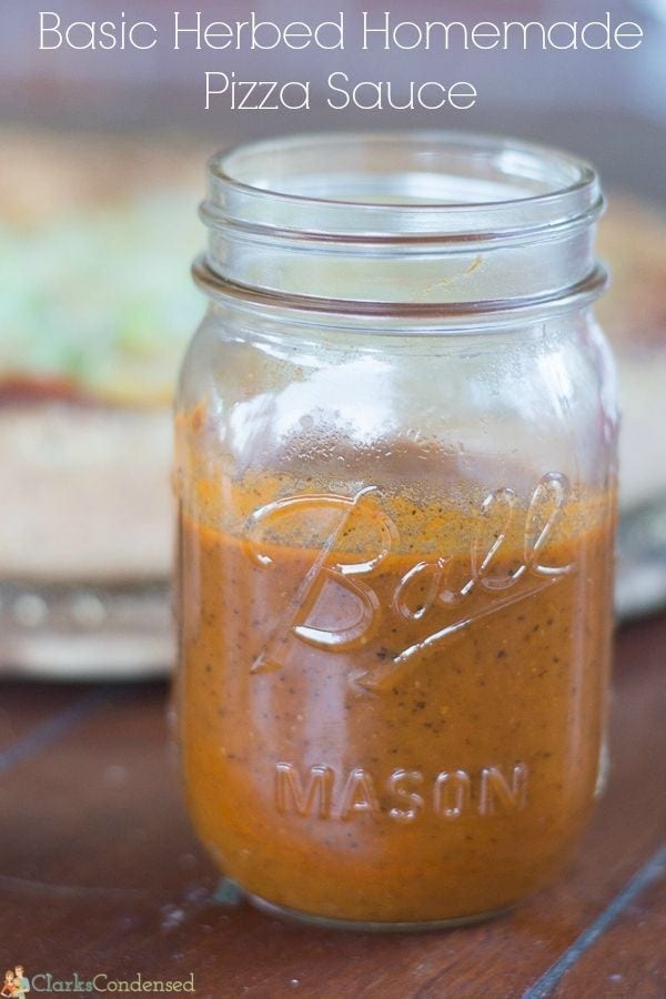 The Best Homemade Pizza Sauce
