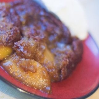 Chai Peach Cobbler