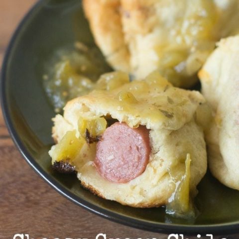 Cheesy Green Chile Pigs in a Blanket