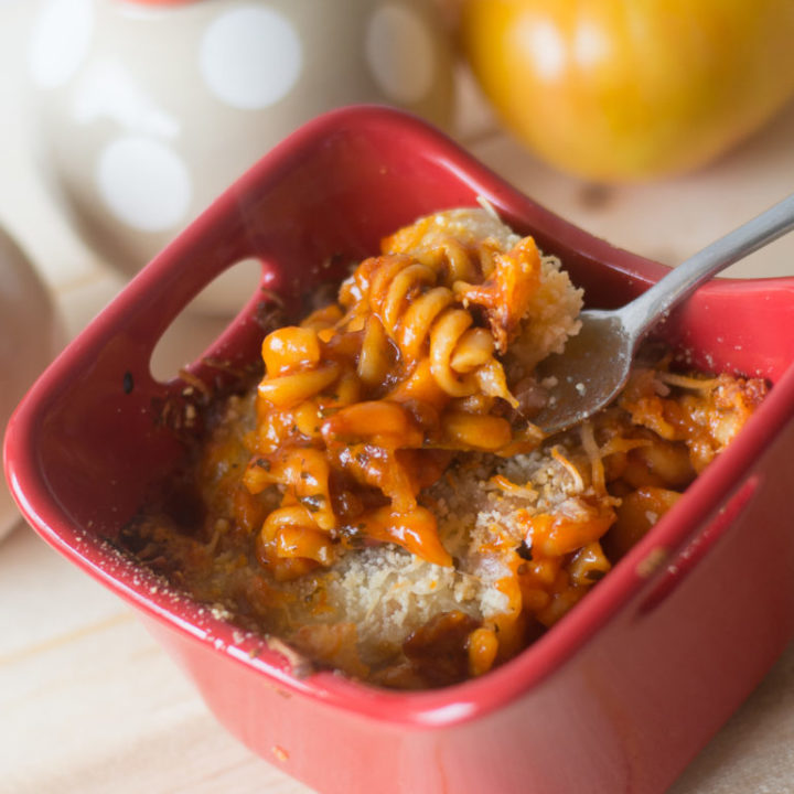Easy Individual Baked Pasta