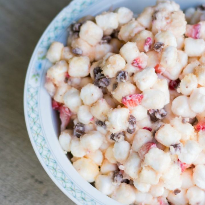 Chocolate Strawberry Cheesecake Fluff Salad