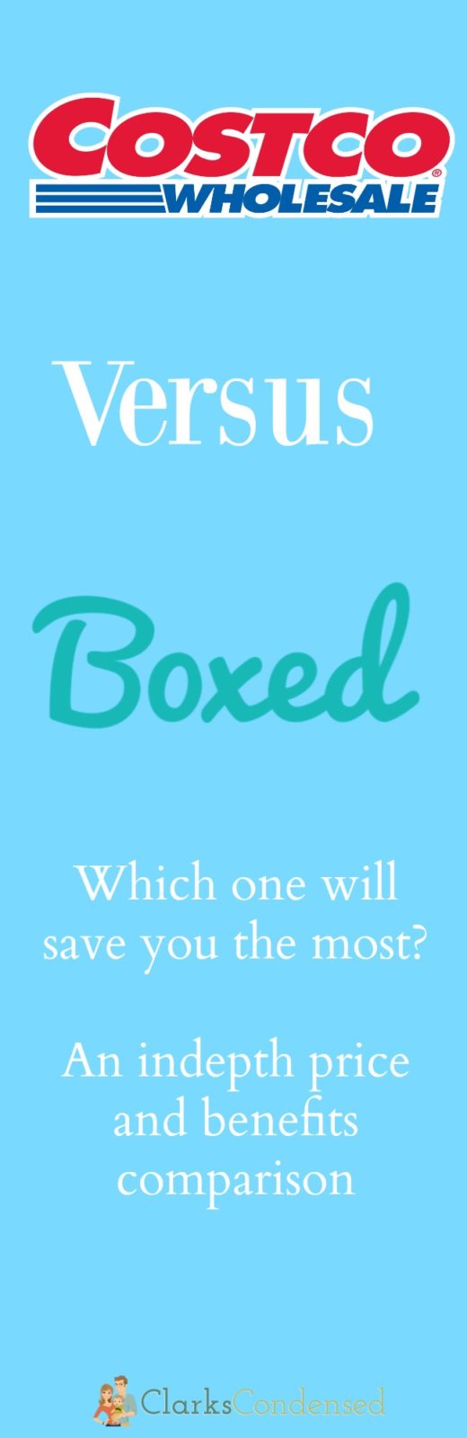 A comparison of Costco and Boxed.com - a new online big box store! Which one is going to save you the most time and money? Read on to find out what I found!